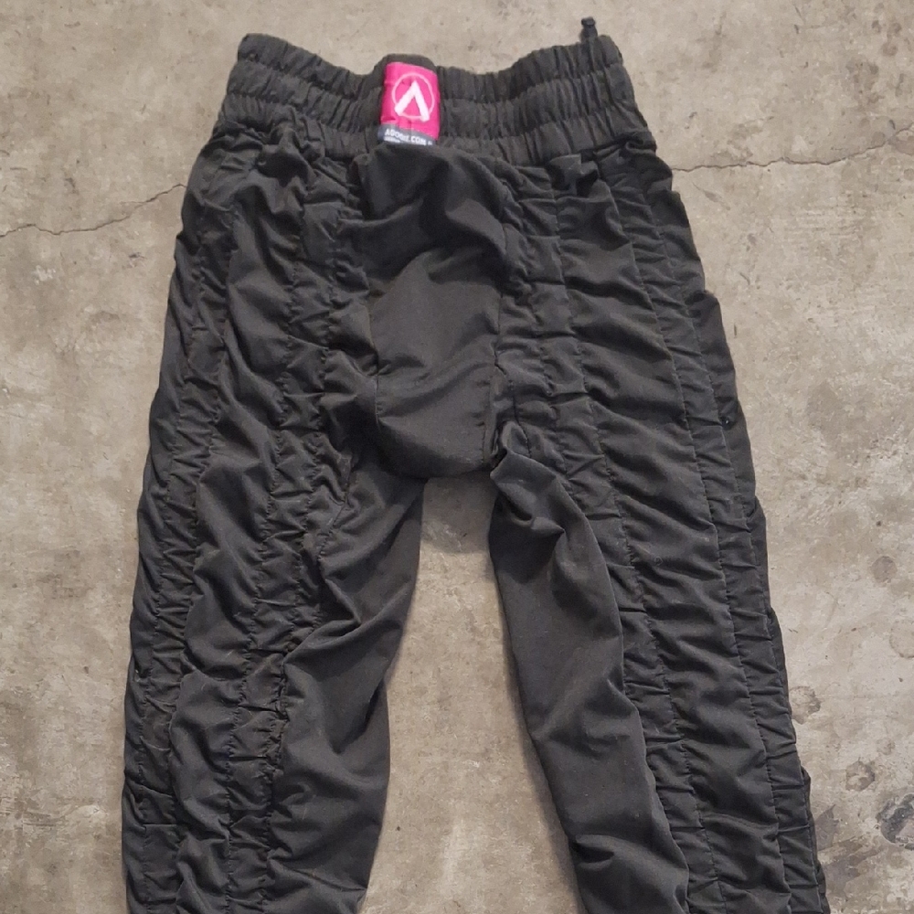 Women's Black Ruched Pants